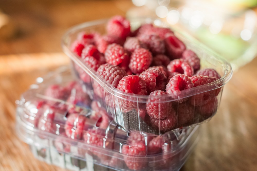 Лесные ягоды в блистерной упаковки из пластика